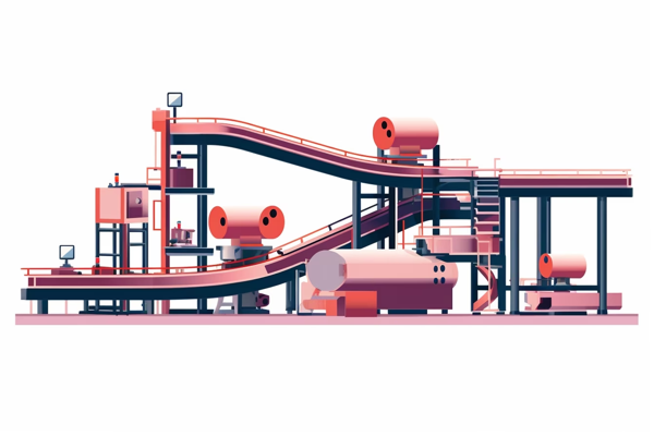 pallets conveyor forklift